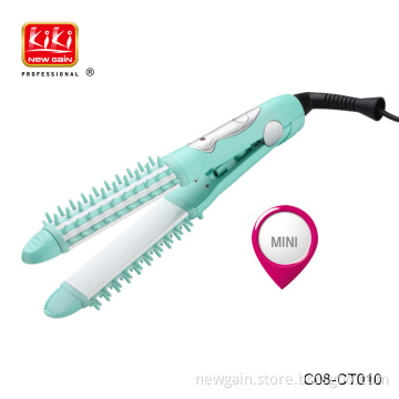 2 IN 1 PTC Heater Professional Hair Straightener